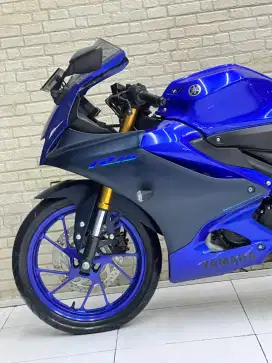 SUPER MULUS‼️ YAMAHA R15 V4 TH 2022 LIVERY FAVORIT BLUE RACE. ODO 12RB
