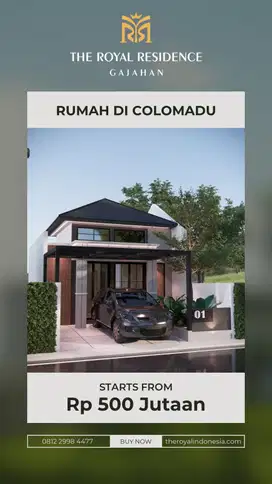 RUMAH IMPIAN ANDA DI COLOMADU HANYA DENGAN RP 500 JUTAAN