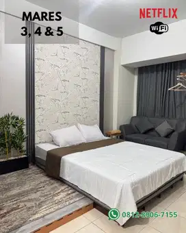 Apartement Mares 3, 4 & 5, Sewa Mingguan