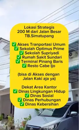 Rumah Sewa Strategis