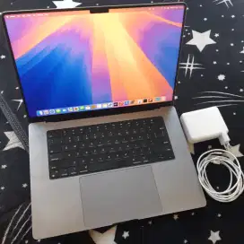 Macbook m1 pro 16 inch ram 16gb ssd 512gb siap pakai bisa cod