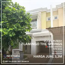 Dijual Rumah Flamingo 8x16 The Springs Summarecon Serpong Gading Serpo