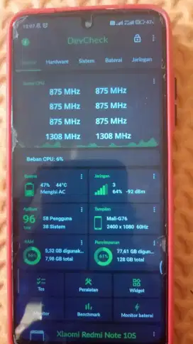 Redmi Note 10s Ram 8+3/128 nfc