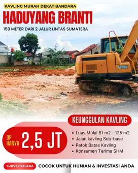 KAVLING MURAH TERDEKAT DENGAN PASAR NATAR AKSES MUDAH