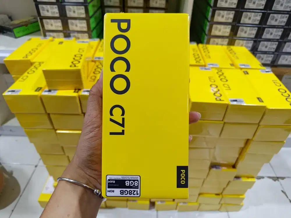 Poco c71 ram 4/128gb garansi resmi bisa dianter