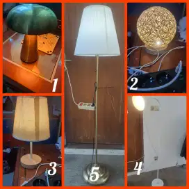 Lampu tidur meja dan standing