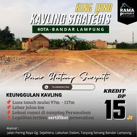 KAVLING BELAKANG PASAR UNTUNG SUROPATI DEKAT DENGAN KAMPUS UINLA