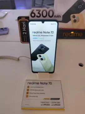 REALME NOTE 70 RAM 4/64 , TERBARU