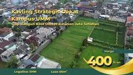 Kavling Strategis Poros Jalan Cocok Usaha Kawasan Mahasiswa