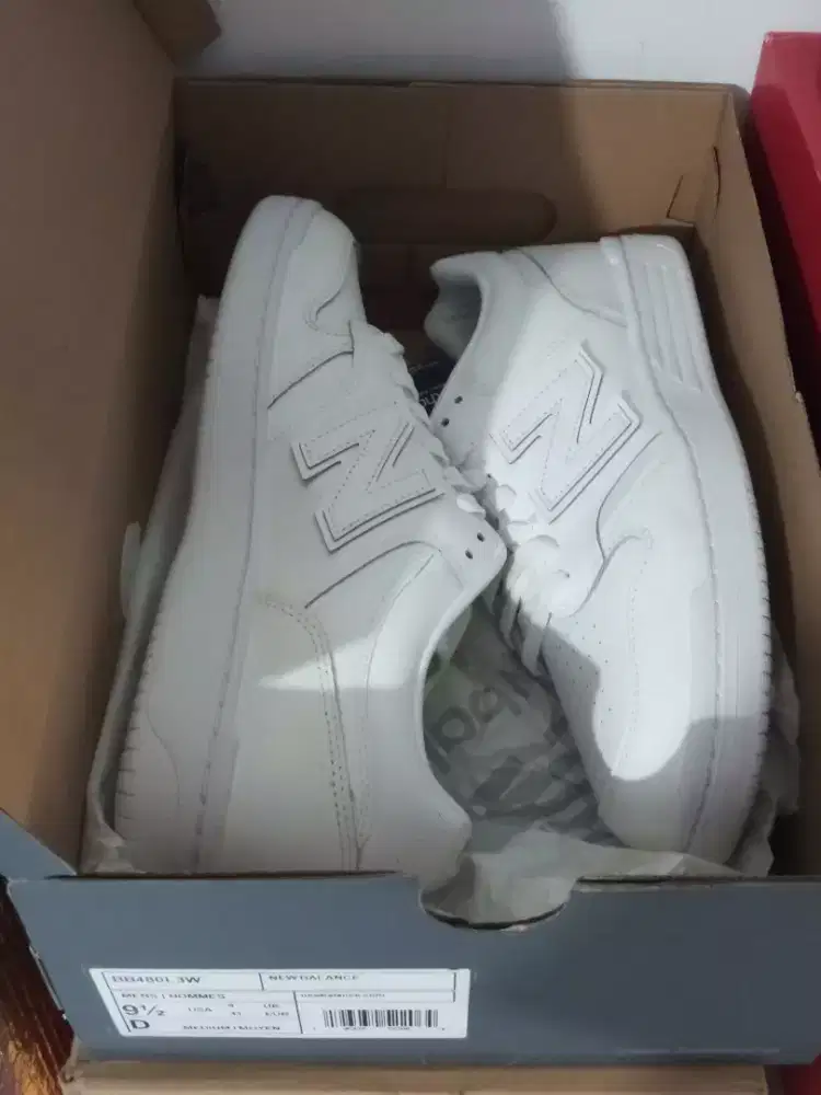 Sepatu New Balance Men NB480 Sneakers White Size 43 Brand New Original