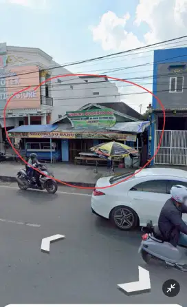 Jual tanah di Bjarmsin pinggir jln dekat di masjid Jami Bnjarmsin