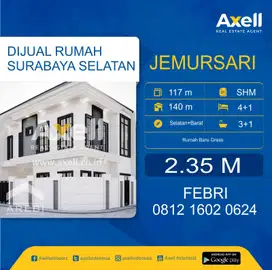 Rumah Baru Gress Jemursari Dijual