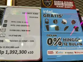 HP ENVY X360 DENGAN BUNGA 0%