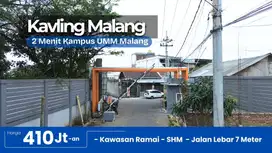 Kavling Premium Luas 96 Hanya 2 Menit Kampus UMM Nyaman Hunian