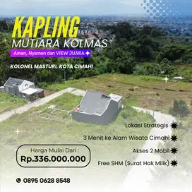 TANAH MUTIARA KOLMAS 5 MENIT DARI ALUN-ALUN CIMAHI