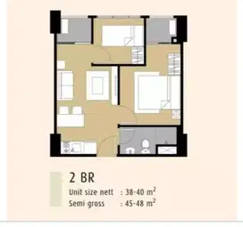 Jual cepet apartemen mtown residence gading serpong modal 820 jual 630