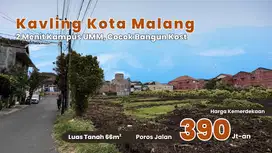 Tanah Murah Dekat UMM dan Sengkaling Legalitas SHM