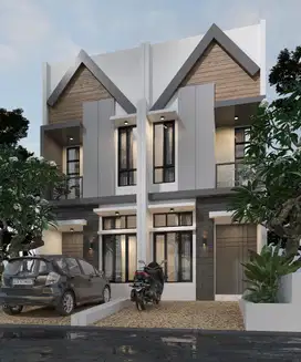 Modern Town House 2 Lantai Minimalis di Kab Malang