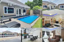 Rumah Baru Kolam Renang ala Villa Jogja Kaliurang km 12.5