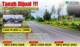 TANAH PINGGIR JALAN RAYA SAMPING BNN KALIANDA DIJUAL CEPAT