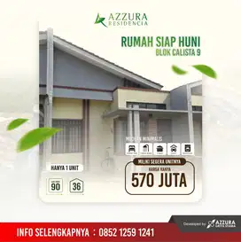 Rumah Siap Huni dalam Cluster Strategis di Bekasi