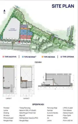 Gudang Luxima 4 In 1 Laksana Business Park Tahap 2 Tipe Nexima B