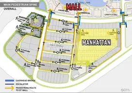 Manhattan Uk 800m2 20x40 Kavling Pik2