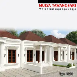 Dekat Bandara Wates, Rumah Siap Bangun tipe 50, Legalitas Aman