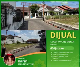 FOR SALE TANAH KAVLING MALANG MURAH AREA SAWOJAJAR 1