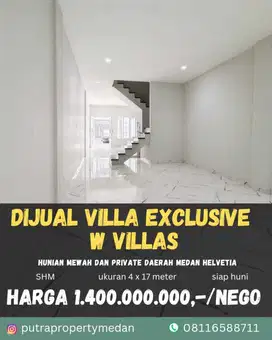 DIJUAL VILLA EXCLUSIVE DAN PRIVATE W VILLAS