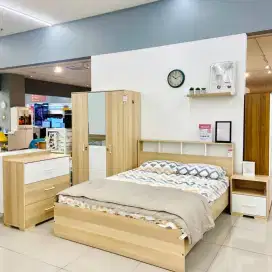 Dijual cepat bedset 160x200 diskon 50%