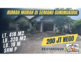 Dijual rumah siap pakai murah di Candirejo Semanu Gunung Kidul