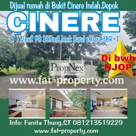 Dijual rumah asri di Bukit Cinere Indah,Depok LT779m2 LB 329m2,hoek