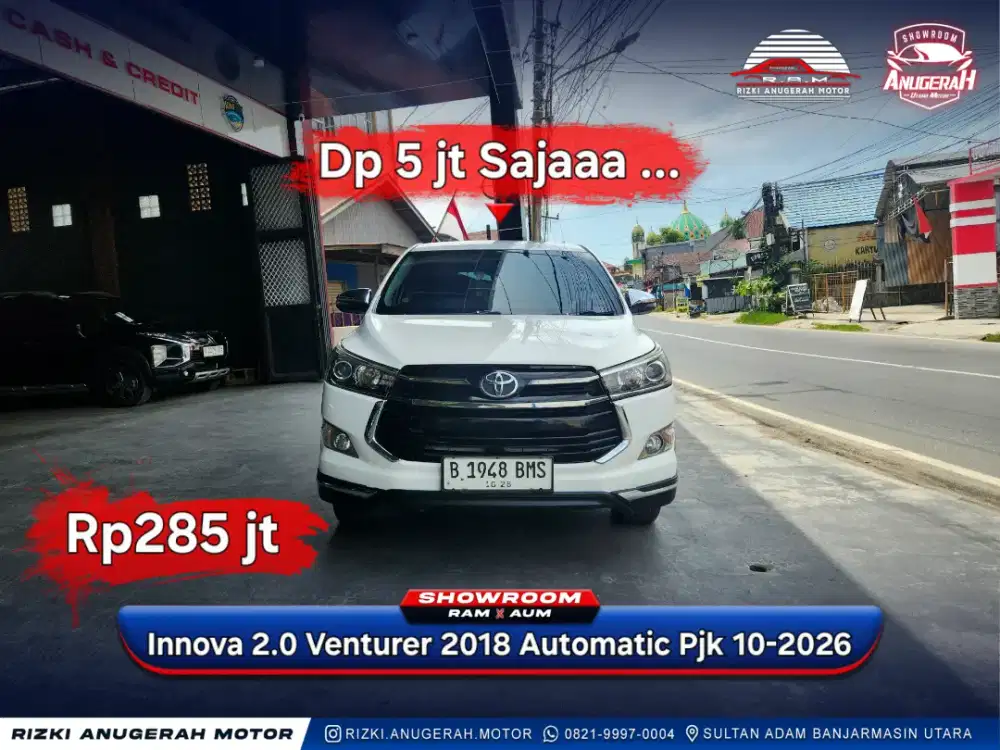 Dp 5jt Innova Venturer 2.0 AT 2018 Pjk 10-2026