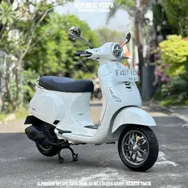 Piaggio Vespa LX 125 IGET LED FACELIFT TAHUN 2024 WARNA WHITE PERFECT