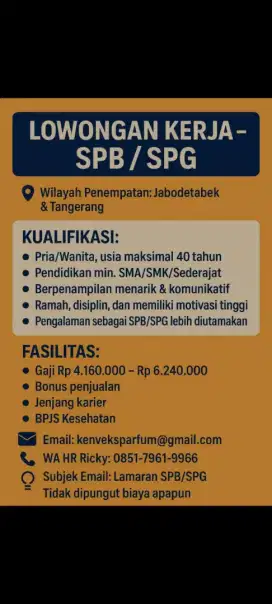 Urgent SPG dan SPB