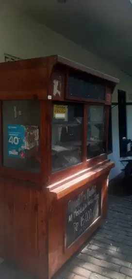 Jual gerobak dn meja bekas kantin borong aja