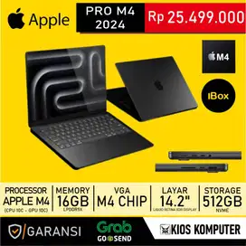 MACBOOK PRO M4 CHIP 2024 10C CPU 10C GPU 16GB 512GB SSD BLACK 14INCH