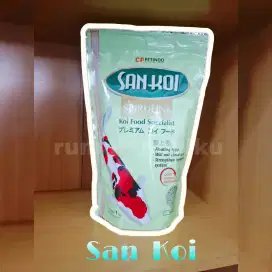 SAN KOI Spirulina Pakan Ikan - Pelet Ikan Ukuran 2mm berat 1kg