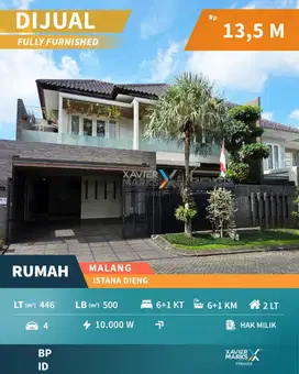 Rumah Premium Full Furnished Plus Private Pool Di Istana Dieng Malang
