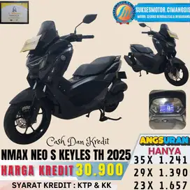 NMAX NEO S KEYLES TERMURAH CASH/KREDIT PROMO UNIT LAINYA KLIK PROFIL