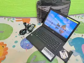 Laptop acer Es1 420 ram 8 gb hdd 500 gb mulus slim siap pakai
