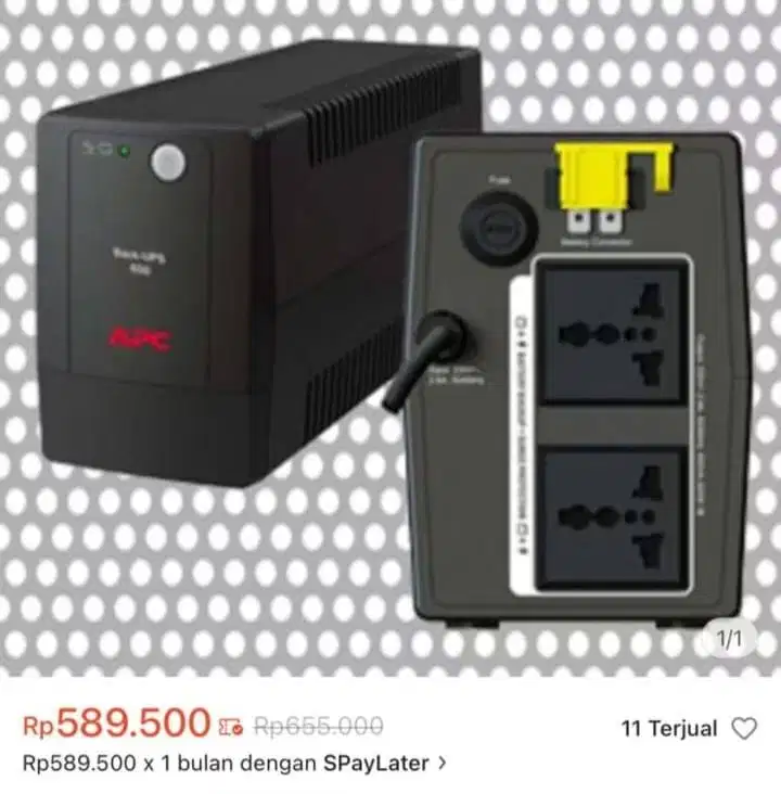 UPS APC 650VA NEW dijamin Original