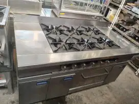 Kompor Stove 6 Tungku + Oven