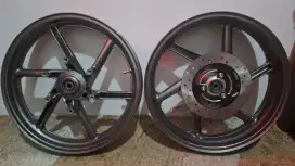 Velg copotan honda hornet belakang Grimeca, depan Asahitec