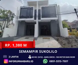 SEMAMPIR 100 Meter Raya Merr‼️Jual Rumah Baru 2 Lantai Anti Blusuk