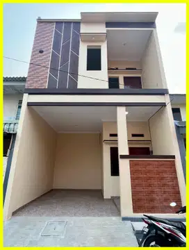 I Dijual rumah baru siap huni poris indah 2 lantai