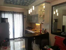 2kamar furnish lantai rendah view central park Apt.Mediterania garden2
