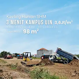 Kavling Hunian SHM Dekat Kampus UIN Solo – Harga Mulai 3,6 Jt/m2