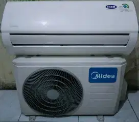 Jual ac midea 1/2 pk R32 lowat 360 wat k0ndisi 95% ori smua